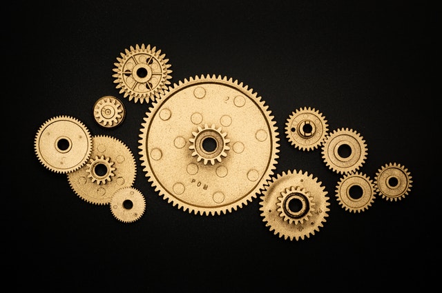 Gears Representing A Process